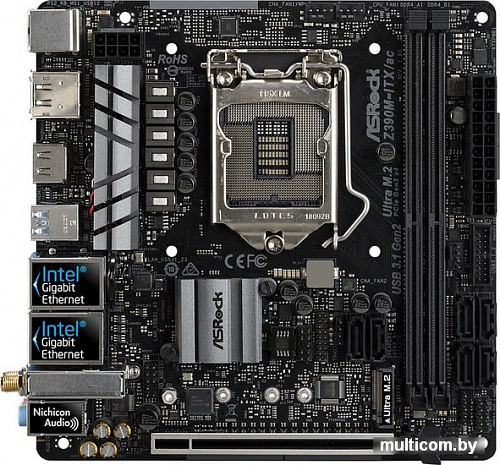 Материнская плата ASRock Z390M-ITX/ac