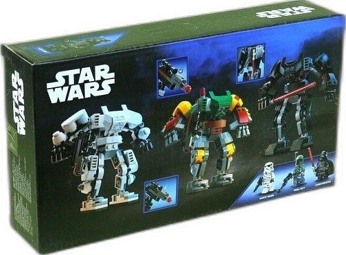 Конструктор King 11611 Набор 3 в 1 Дарт Вейдер, Боба Фетт, Штурмовик в боевых костюмах