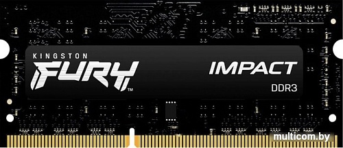 Оперативная память Kingston FURY Impact 4GB DDR3 SODIMM PC3-14900 KF318LS11IB/4