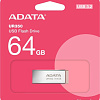 USB Flash ADATA UR350 64GB UR350-64G-RSR/BG (серебристый/коричневый)