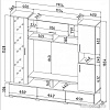 Стенка Интерлиния Аризона-6 (венге/дуб молочный)