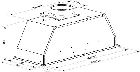 Кухонная вытяжка Oasis VM-52S (A)