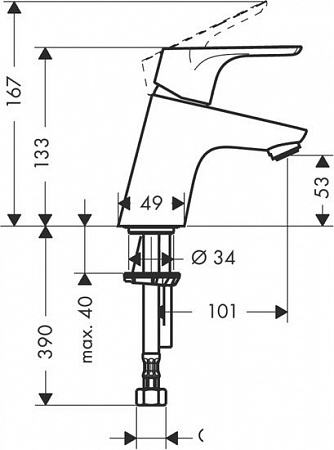 Смеситель Hansgrohe Focus 31733000