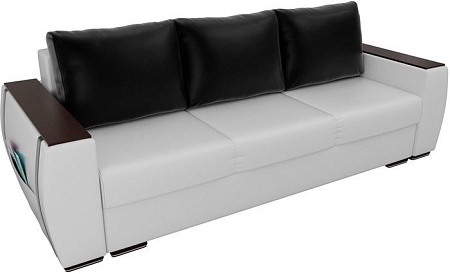 Диван Лига диванов Брион 101778 (белый/черный)