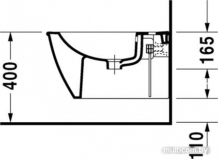 Биде Duravit Darling New [2249150000]
