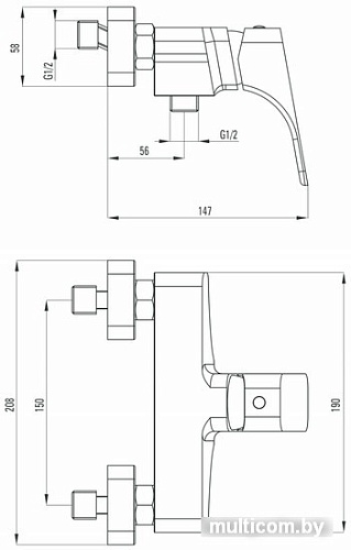 Смеситель Deante Hiacynt Nero BQH N40M