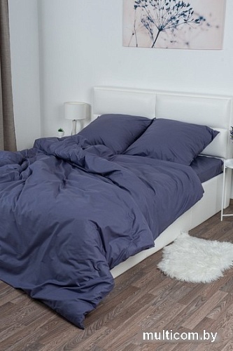 Постельное белье Миланика Фиалка 200x217 (поплин г/к)