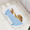 Коврик для ванной JoyArty Кот и пес в ванной bath_15568