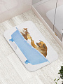 Коврик для ванной JoyArty Кот и пес в ванной bath_15568