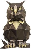 PaperCraft PAPERRAZ Сова Пухля (бронзовый)