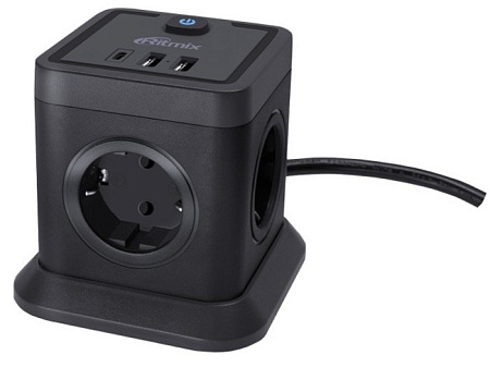 Сетевой фильтр Ritmix RM-242C (черный)