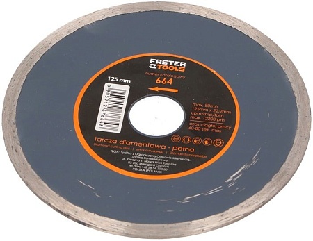 Отрезной диск алмазный Faster Tools 664