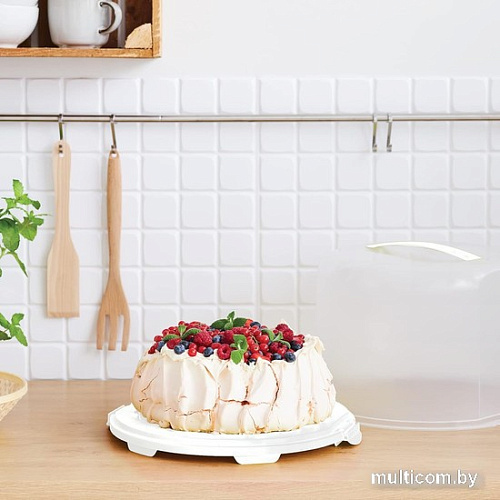Подставка для торта Rotho Fresh XL 1046101100 (белый)