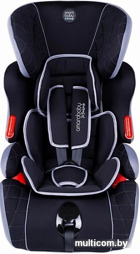 Детское автокресло Amarobaby Big trip AB212006BTChS/09 (черный/серый)