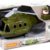 Игрушечный транспорт Полесье Вертолет военный Альфа 68736 (зеленый)