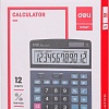 Калькулятор Deli E1631 (черный)
