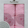 Набор полотенец Merzuka 50x90/70х140 11040 (2 шт, розовый)