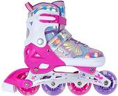 Роликовые коньки Tech Team Greta (р.34-37, розовый)