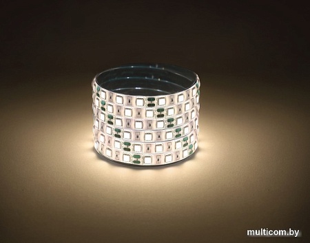 Светодиодная лента ЭРА LS5050 -14,4-60-12-3000K-IP65-1 year-5m теплый белый 5м Б0059912