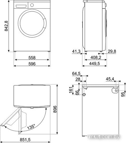 Стиральная машина Smeg LBW60CIT