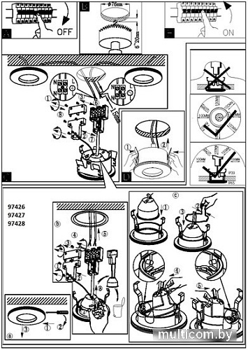 Уличный подвесной светильник Eglo Margo-Led 97427