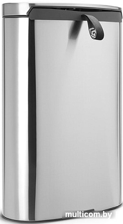 Brabantia FlatBack+ 40 л (стальной матовый с защитой от отпечатков)