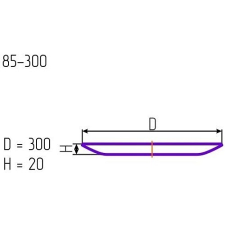 Набор тарелок NiNaGlass Древо 2 85-282-30 4840165145 (2 шт)