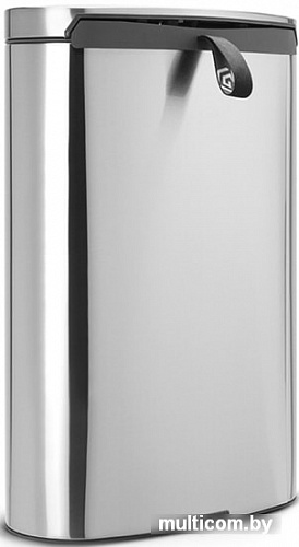 Brabantia FlatBack+ 40 л (стальной матовый с защитой от отпечатков)