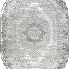 Ковер для жилой комнаты Safyun Eva LZ140-LIGHT-GREY-OVAL (1.6x2.3)