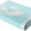 Полотенце Нордтекс Облачко Бабочка МХ42 100x100 (нежно-бирюзовый/белый)