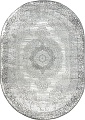 Ковер для жилой комнаты Safyun Eva LZ140-LIGHT-GREY-OVAL (1.6x2.3)