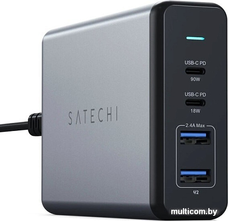 Сетевое зарядное Satechi 108W Pro Type-C PD Desktop Charger (американская вилка)