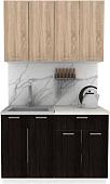 Готовая кухня ЭлиГард Lion 1.2 (дуб сонома/дуб марбург/королевский опал)