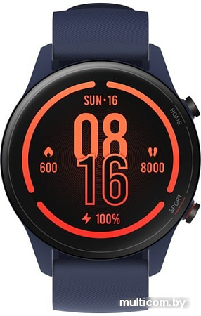 Умные часы Xiaomi Mi Watch XMWTCL02 (синий, международная версия)