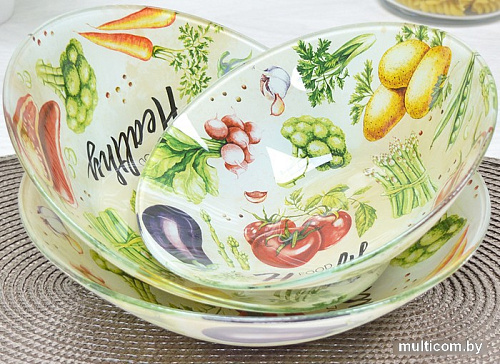 Набор салатников Appetite Veggies ST-07-VG (3 шт)