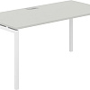 Norden 160х80х75 SG.209.SH.44.WH (белый/серый бархат)