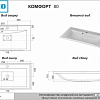 Умывальник Marko Комфорт 80