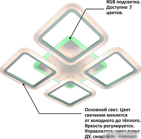 Припотолочная люстра Natali Kovaltseva High-Tech Led Lamps 82004