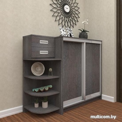 Тумба Кортекс-мебель Сенатор КМ08 (венге светлый)