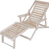 Шезлонг Мебелик С подлокотниками (без покрытия)