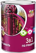 Грунт-эмаль Olecolor 3 в 1 по ржавчине 2 кг (черный)