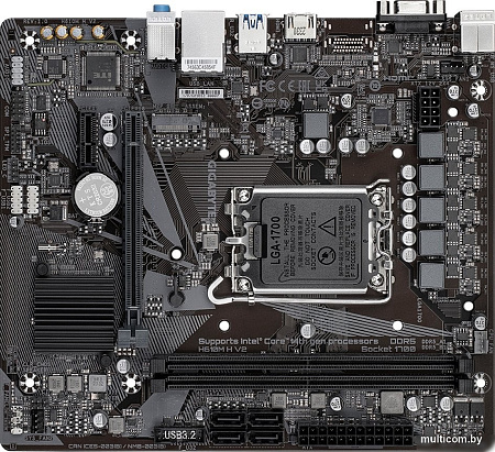 Материнская плата Gigabyte H610M H V2 (rev. 1.0)