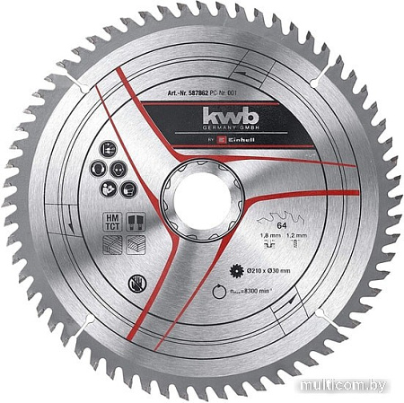 Пильный диск KWB 49587862