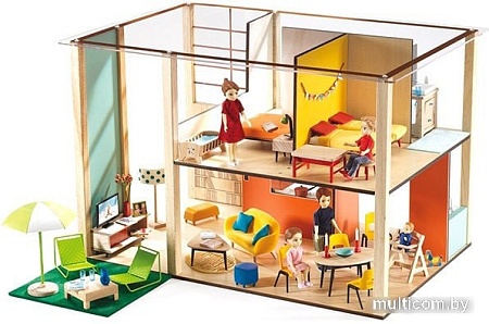 Кукольный домик Djeco Cubic House 07801