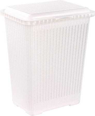 Корзина Альтернатива Вязаное плетение М6888 (белый)