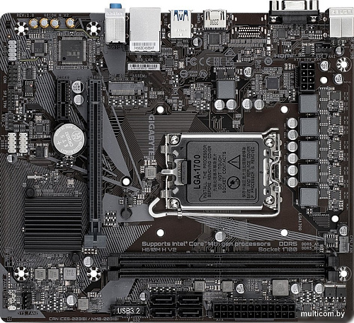 Материнская плата Gigabyte H610M H V2 (rev. 1.0)
