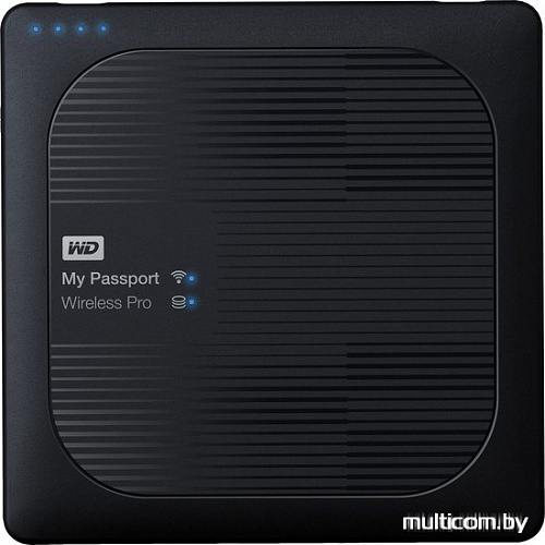 Внешний жесткий диск WD My Passport Wireless Pro 2TB [WDBP2P0020BBK]