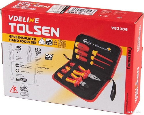 Набор ключей Tolsen TTV83606 (6 предметов)