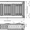 Стальной панельный радиатор Лидея ЛК 22-505 тип 22 500x500