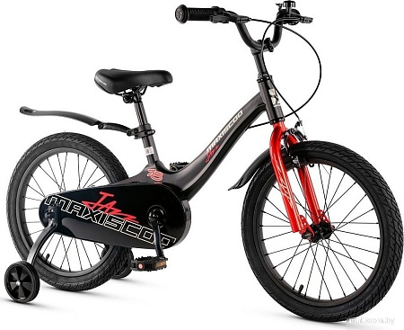 Детский велосипед Maxiscoo Jazz Стандарт 18 2025 MSC-J1845 (обсидиан)